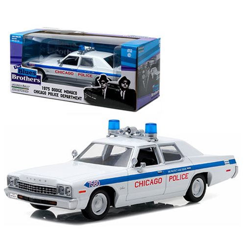 The Blues Brothers 1975 Dodge Monaco Police Car 1:43 Scale Die-Cast Metal Vehicle